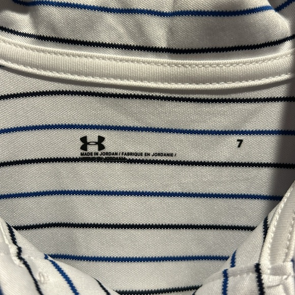 Under Armor polo shirt, boys’ size 7, good condition - Picture 2 of 2